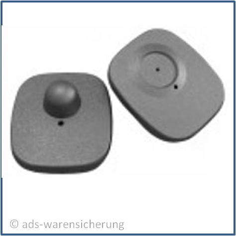 Hart-Etikett Square-Tag mit Nadel-RF Hart-Etikett Square-Tag mit Nadel-RF