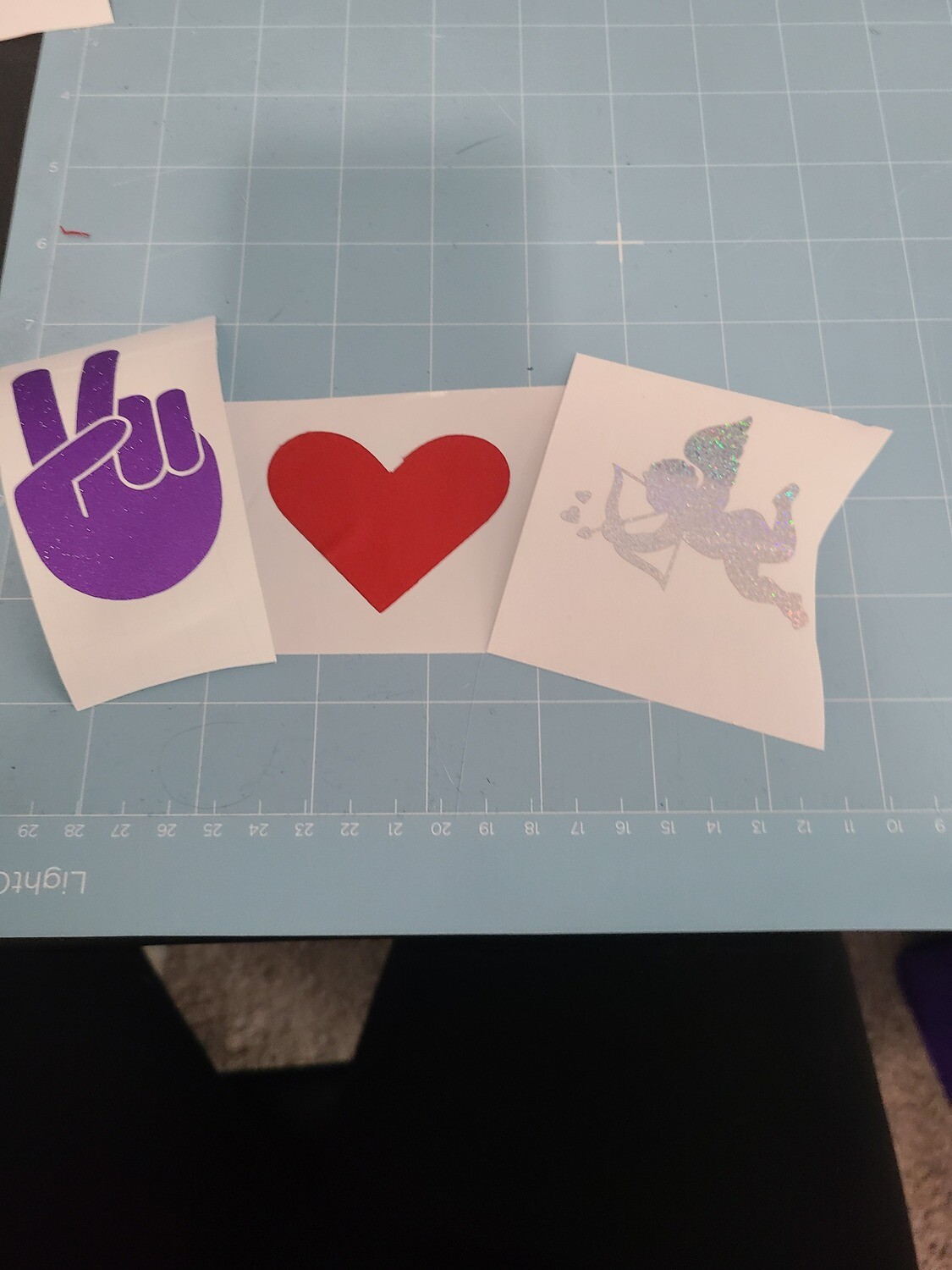 Peace Love Cupid Decal