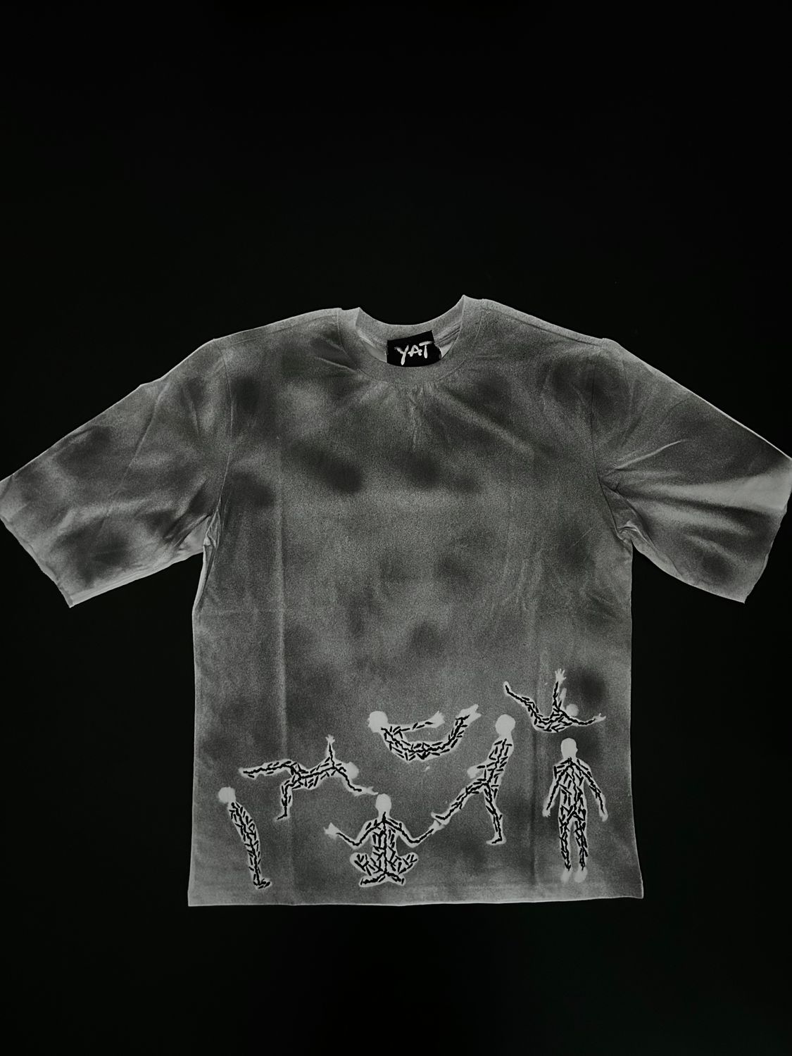 'Street Symphony' White oversized Tee