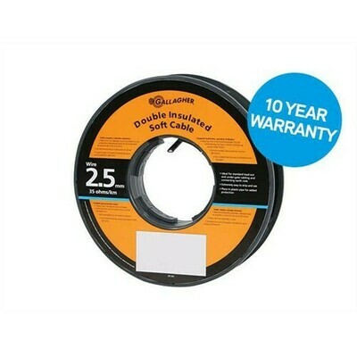 Gallagher Double Insulated Cable 2.5mm x 60m G62719