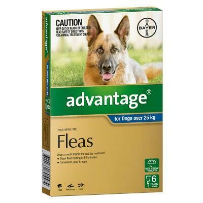Advantage For Dogs Over 25kg 6 Pack