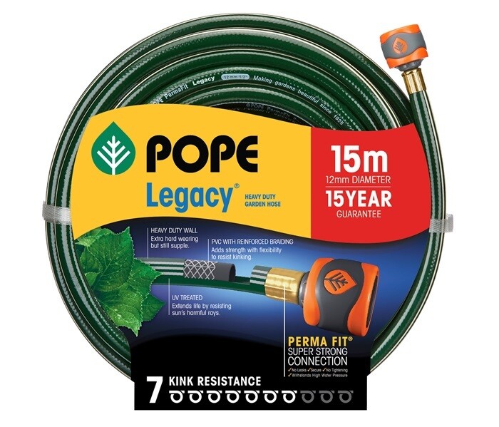 Pope Legacy Heavy Duty Garden Hose - various sizes