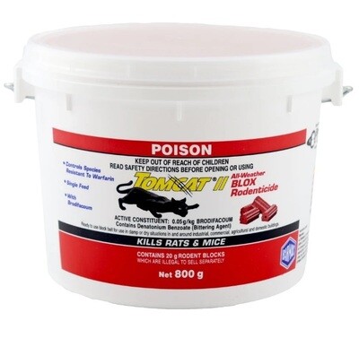 Tomcat II All Weather Blox Rodenticide