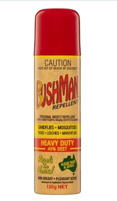 Bushman Insect Repellent Aerosol Heavy Duty 130g