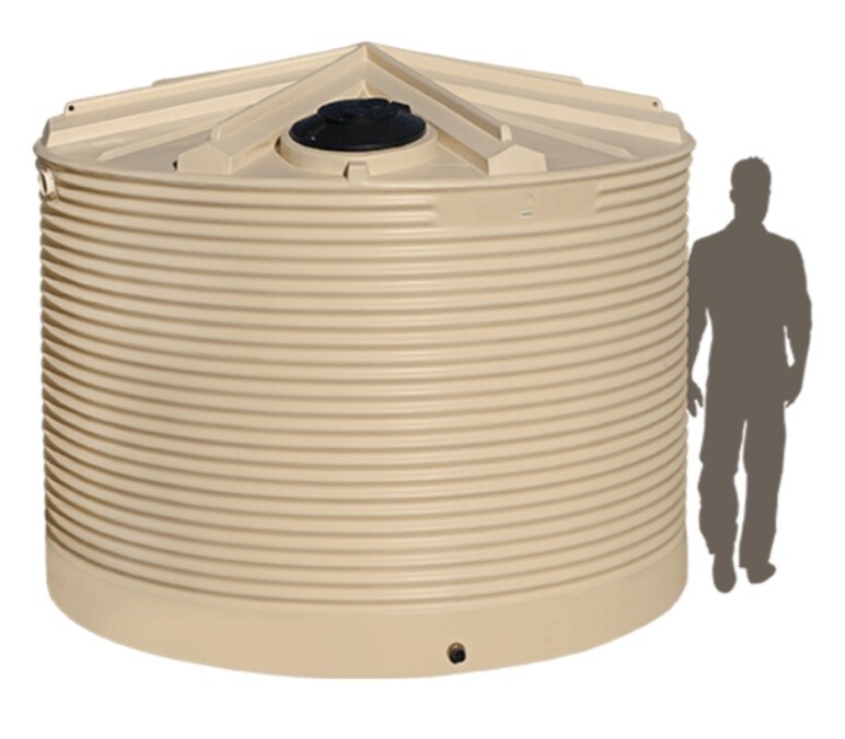 Coerco 13,500 Litre Premium Corrugated Poly Water Tank