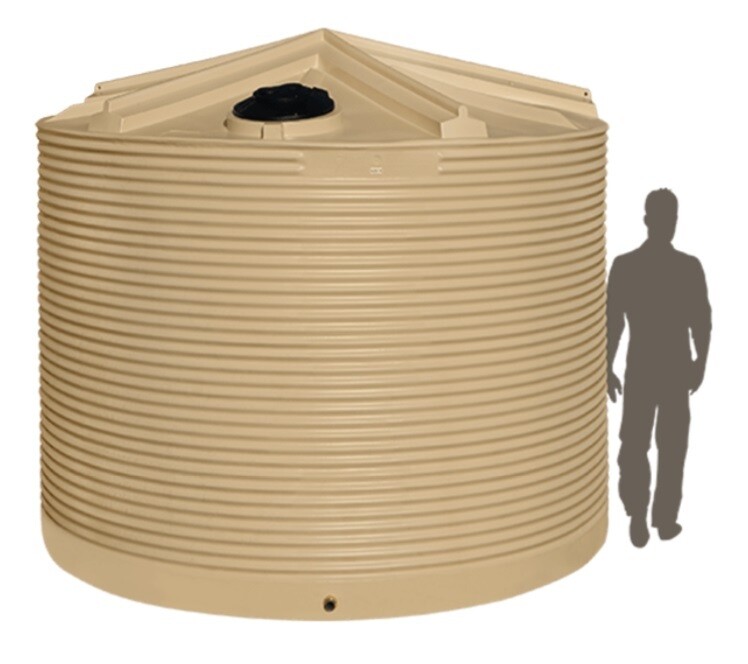 Coerco 22,500 Litre Premium Corrugated Poly Water Tank
