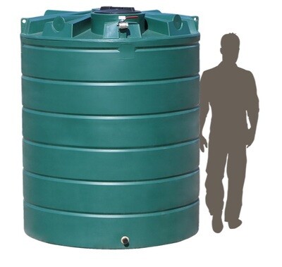 Coerco 5,300 Litre Premium Flat Walled Poly Water Tank