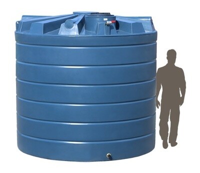 Coerco 10,500 Litre Premium Flat Walled Poly Water Tank