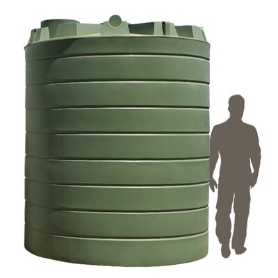 Coerco 14,000 Litre Premium Flat Walled Poly Water Tank