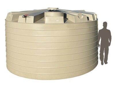 Coerco 25,000 Litre Premium Flat Walled Poly Water Tank