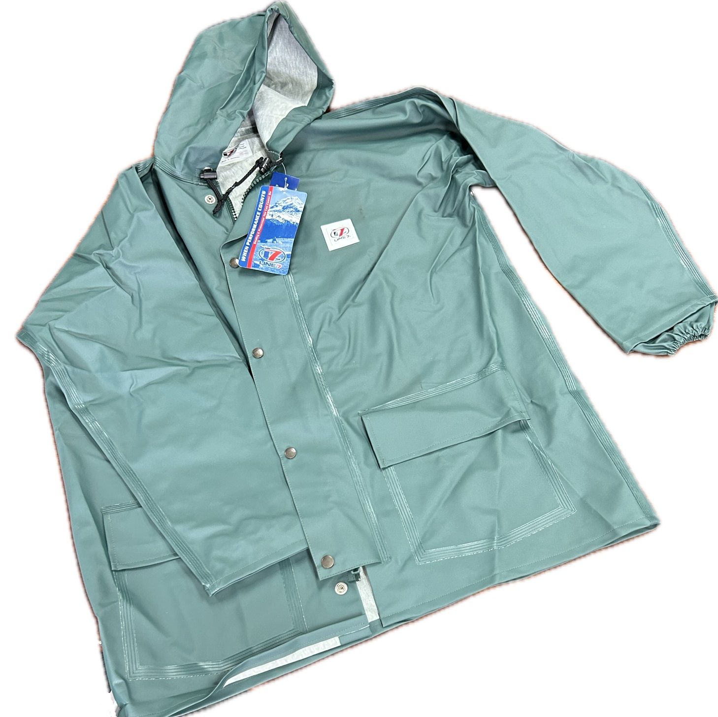 Line 7 PVC Zipped Jacket, Size L