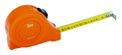 Bahco Short Measuring Tapes with Positive Locking Button