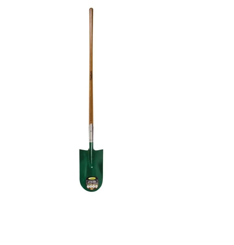 Cyclone Post Hole Shovel, Round Mouth, Long Handle