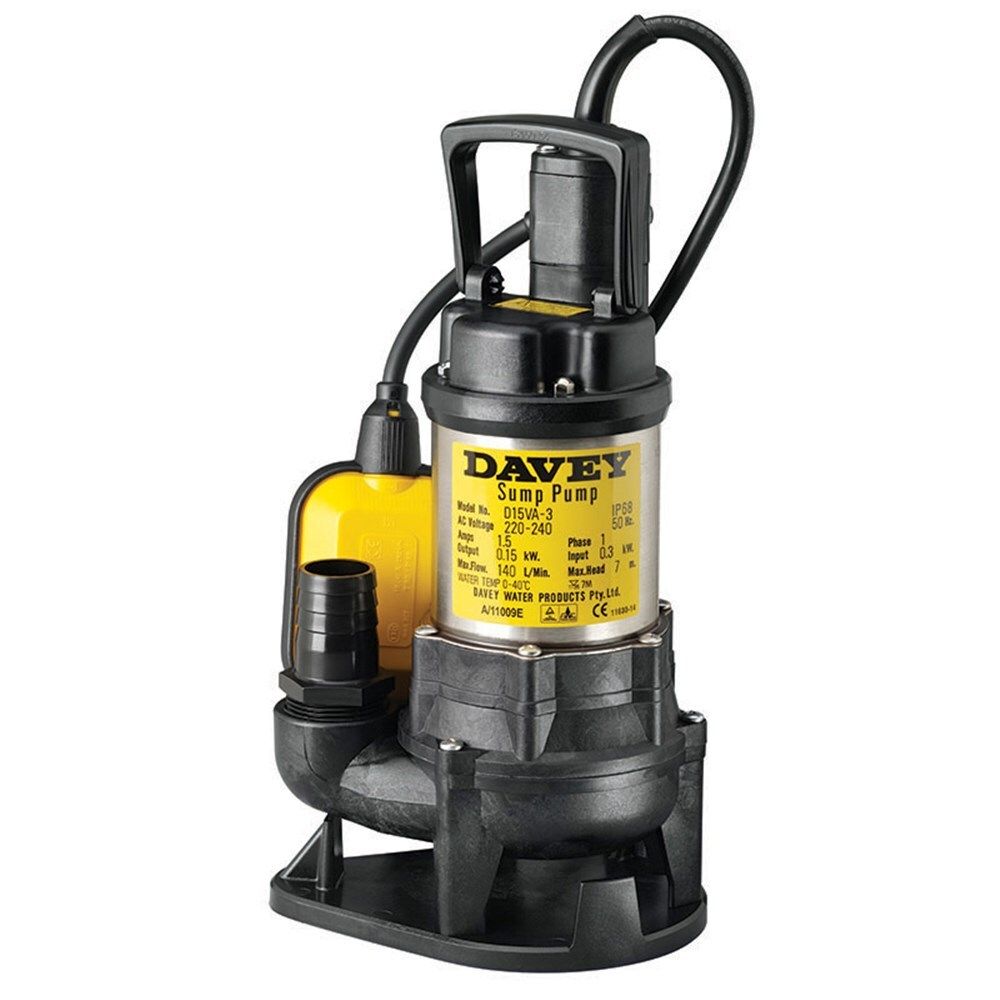 Davey D15VA Sump Pump Vortex