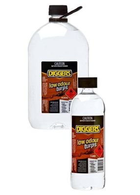 DIGGERS™ Low Odour Mineral Turpentine, 1L