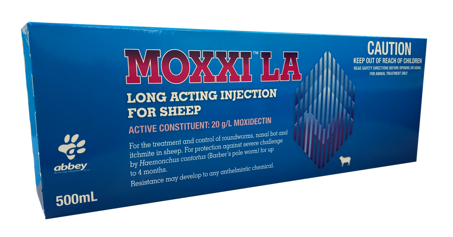 MOXXI™ LA Long Acting Injecton for Sheep