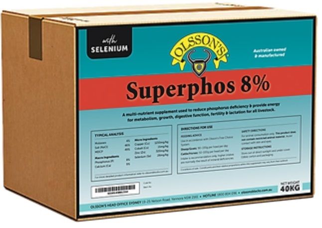 Olsson's Superphos 8% Block, with Selenium