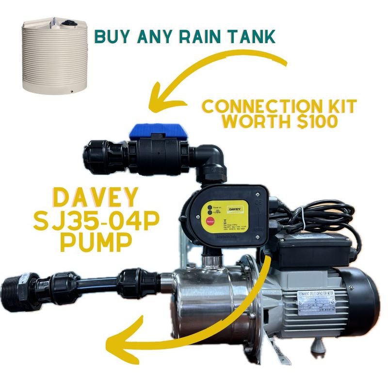 Pump & Fittings Deal with tank purchase