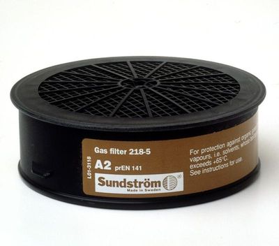RESPIRATOR FILTER SUNDSTROM SR218 A2 SUITS ORGANIC VAPOURS