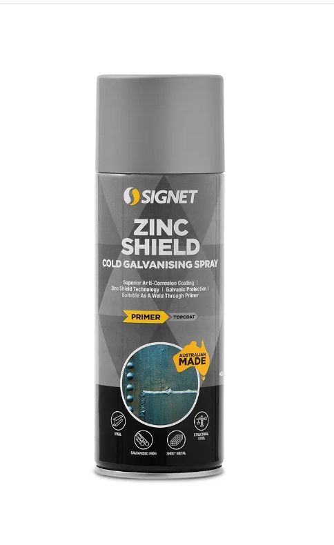 Signet's Own Zinc Shield Cold Galvanising Spray, 400g