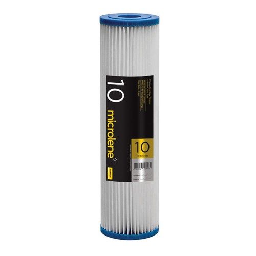 Davey Microlene Poly Pleated Sediment Cartridge, 10" Standard, 20 micron
