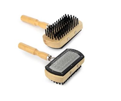 Pet Slicker & Brush Combo, 17cm