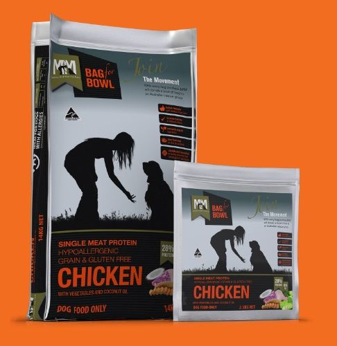 Meals for Mutts, Hypoallergenic, Grain & Gluten Free, Chicken, Size: 2.5kg