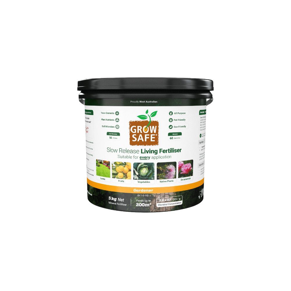 Growsafe Gardener, Slow Release Living Fertiliser, Size: 5kg