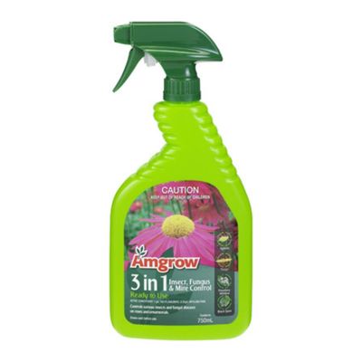 Amgrow 3 in 1 Insect, Fungus & Mite Control RTU, 750ml