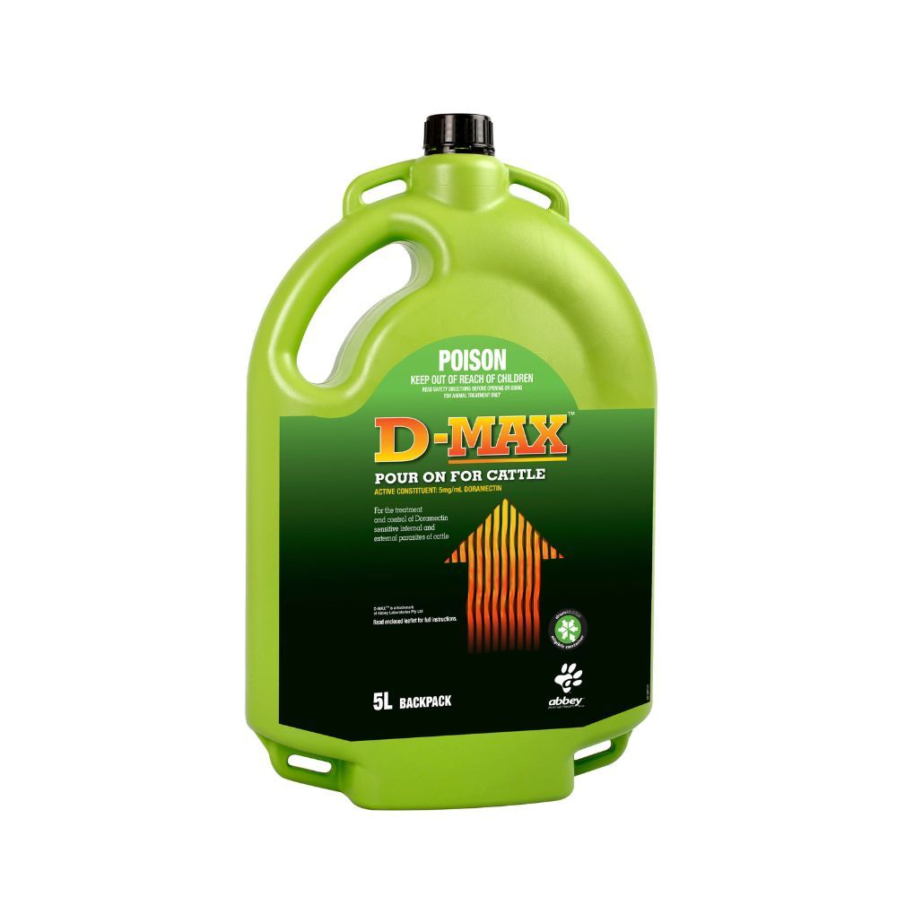 D-MAX™ Pour On for Cattle, 5L