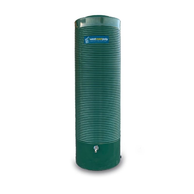 West Coast Poly 550L Tall Round Residential Tank