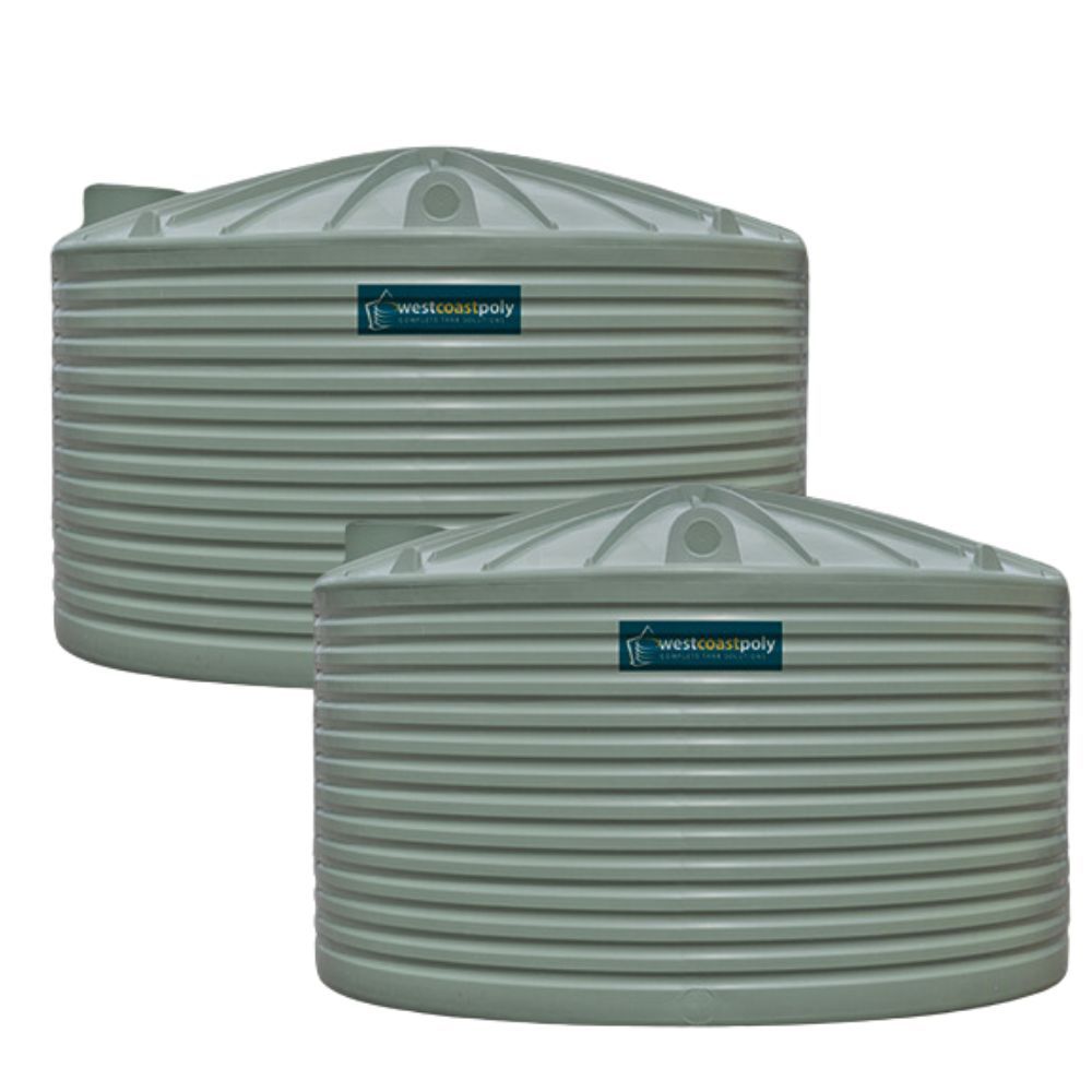 West Coast Poly - 2 Tank Combo - 2 x 23,000L (46,000L) Rural Tanks