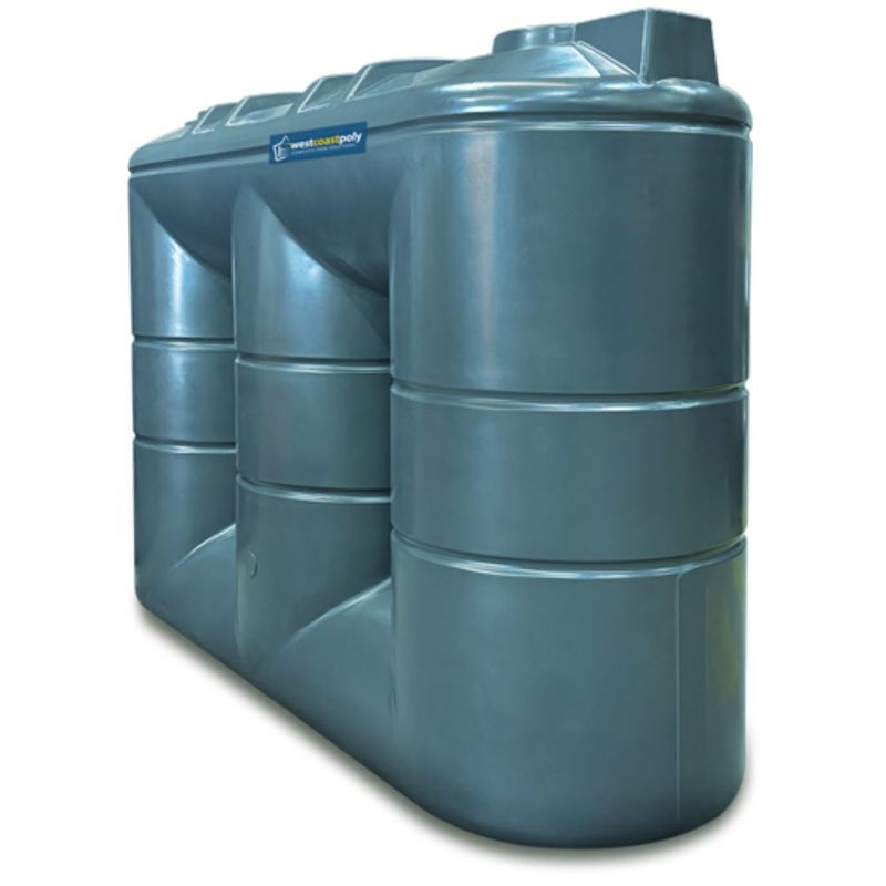 West Coast Poly 4,500L Mega Slimline Tank