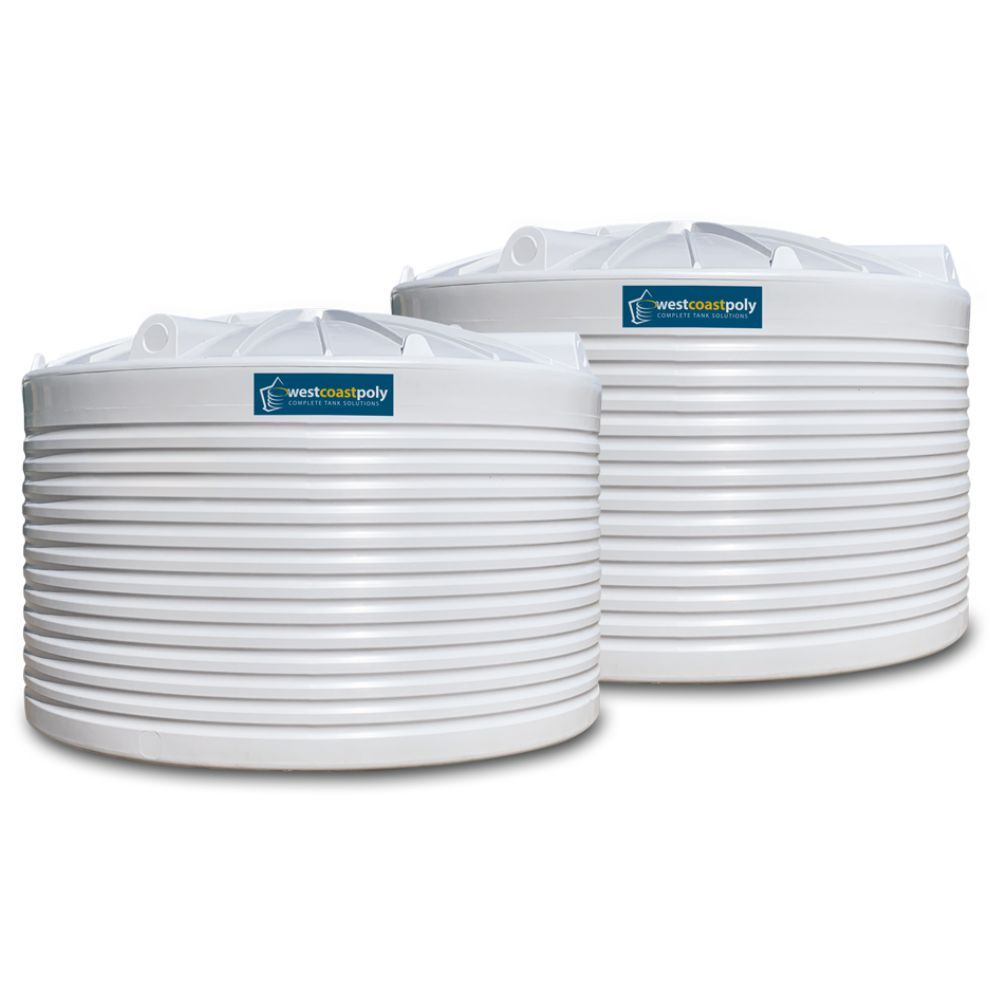 West Coast Poly - 2 Tank Combo - 2 x 25,000L (50,000L) Rural Tanks