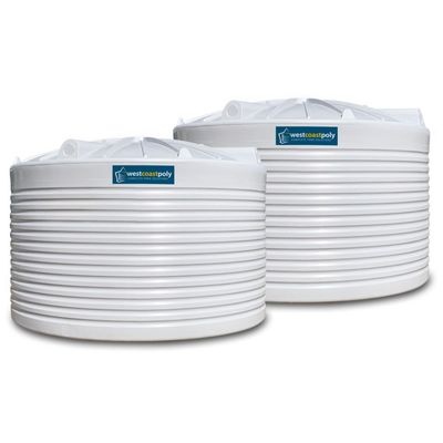 West Coast Poly - 2 Tank Combo - 2 x 25,000L (50,000L) Rural Tanks