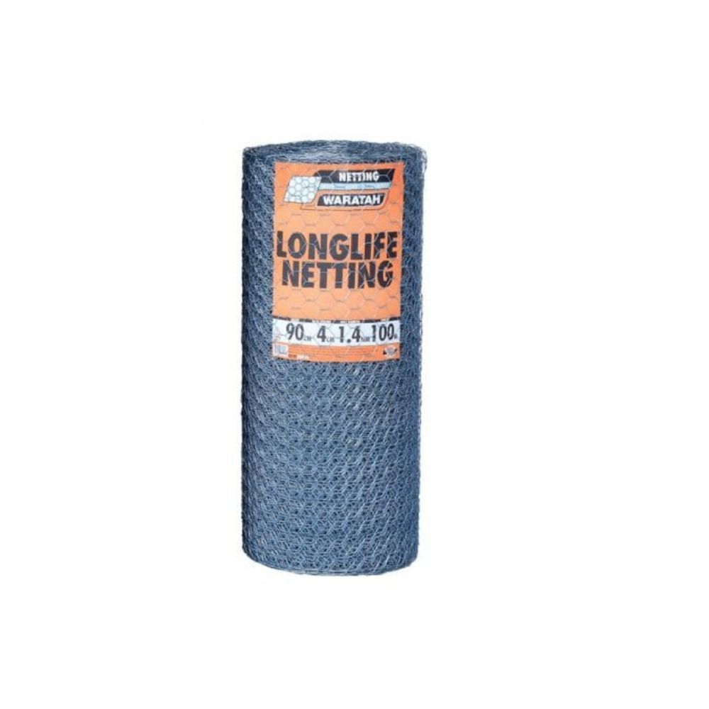 Waratah Rabbit Netting Longlife Blue 90-4.0-1.4 x 100m roll