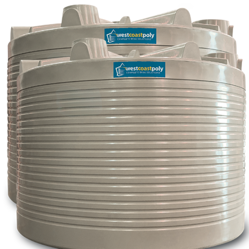 West Coast Poly - 2 Tank Combo - 2 x 50,000 (100,000L) Rural Tanks