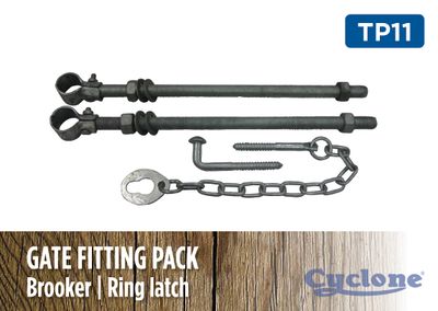 Cyclone Gate Fitting Pack TP11 - Brooker / Ring Latch