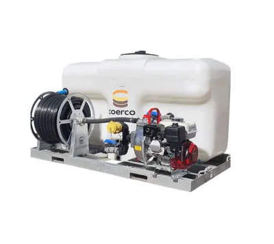 600 Litre Coerco Compact Firefighter Unit for Tray Back Ute (Forklift Access) with Aussie Fire Chief Pump