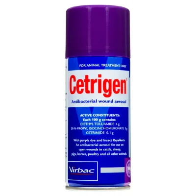 Cetrigen Antibacterial Wound Spray Aerosol
