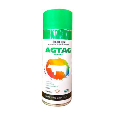 AGTAG Dairy Aerosol Tail Paint Green 500gm