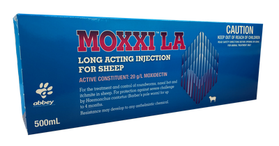 MOXXI™ LA Long Acting Injecton for Sheep