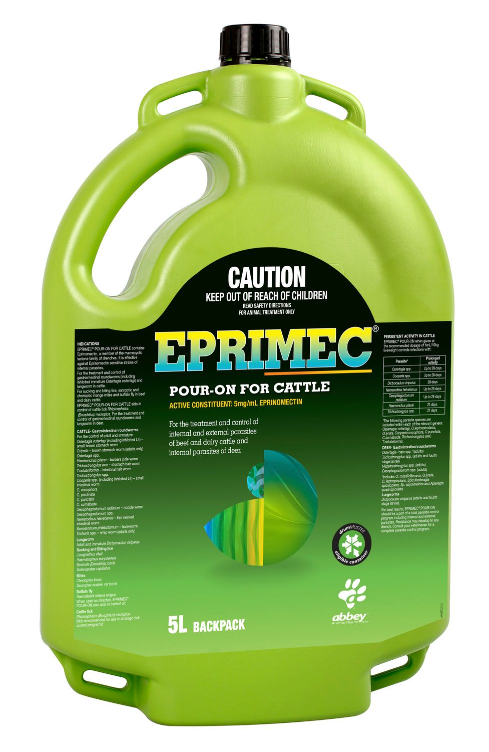 EPRIMEC® Pour On for Cattle, Size: 5L