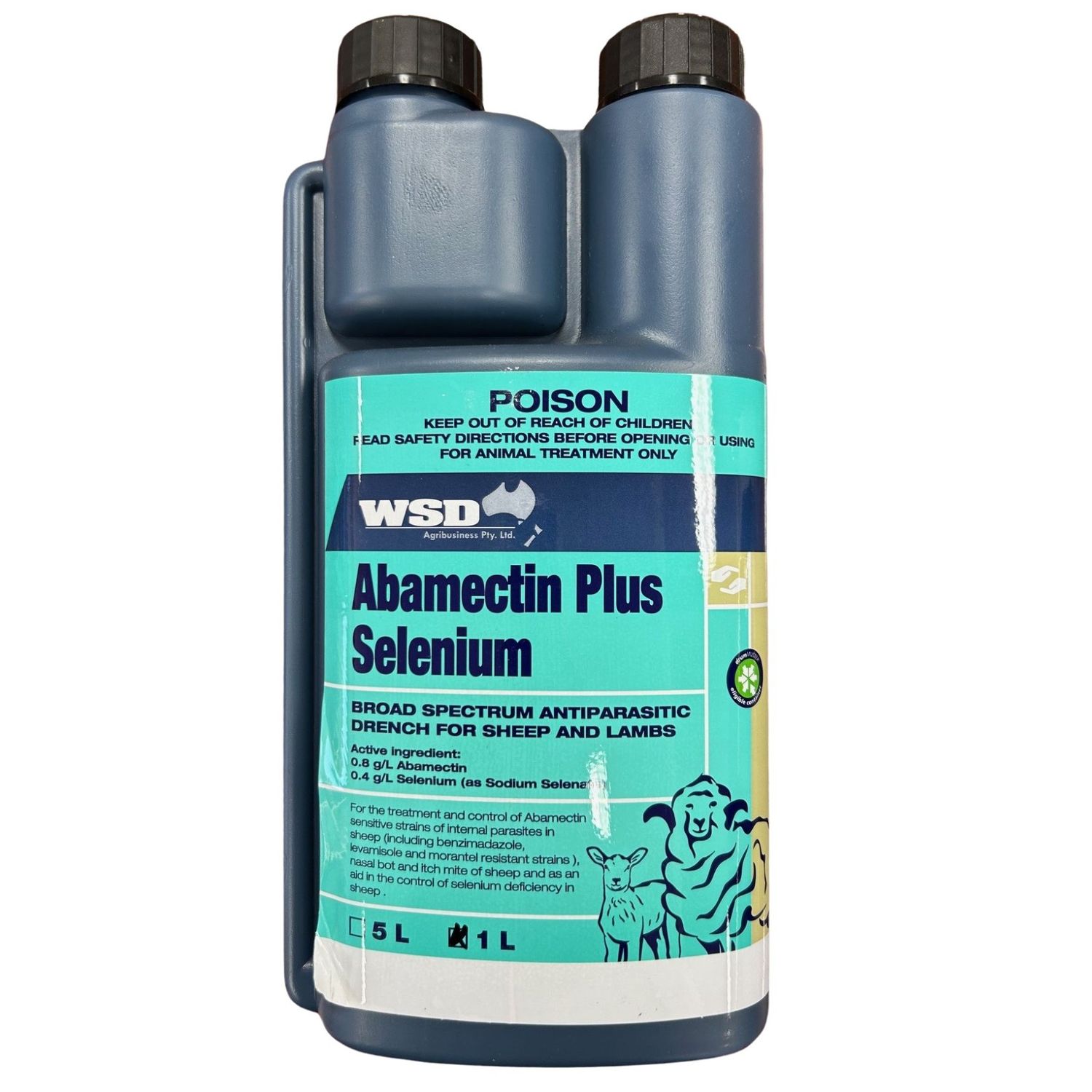 WSD Abamectin + Selenium Drench, Size: 1L