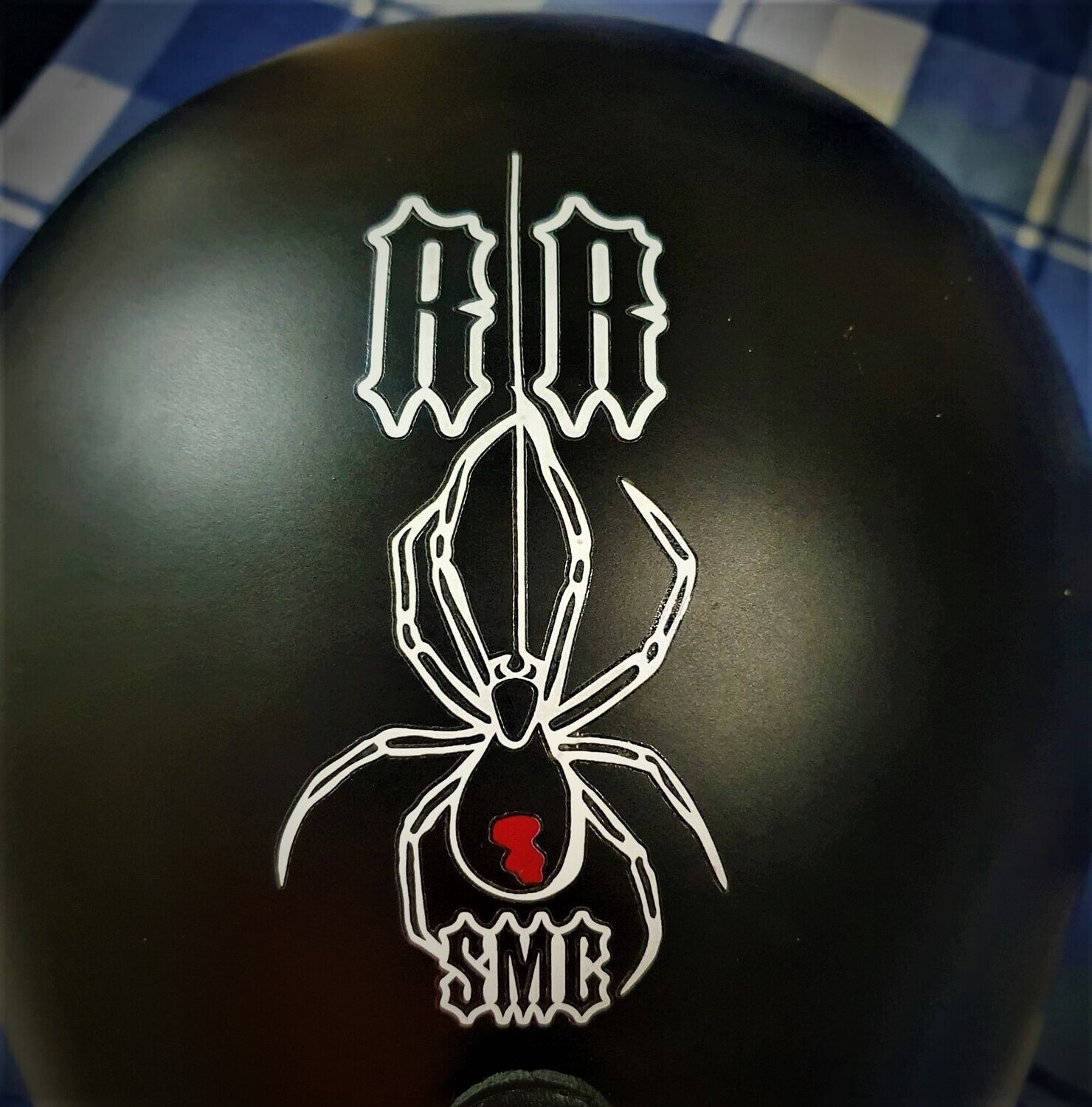 White Helmet sticker RR-SMG