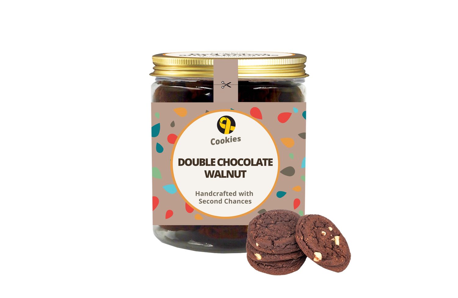 Double Chocolate Walnut Cookies