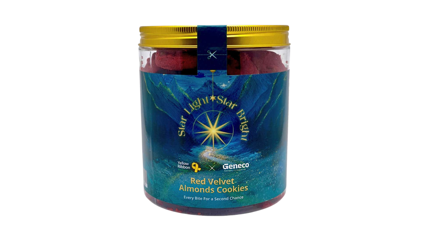 Red Velvet Almonds Cookies (CHR25)