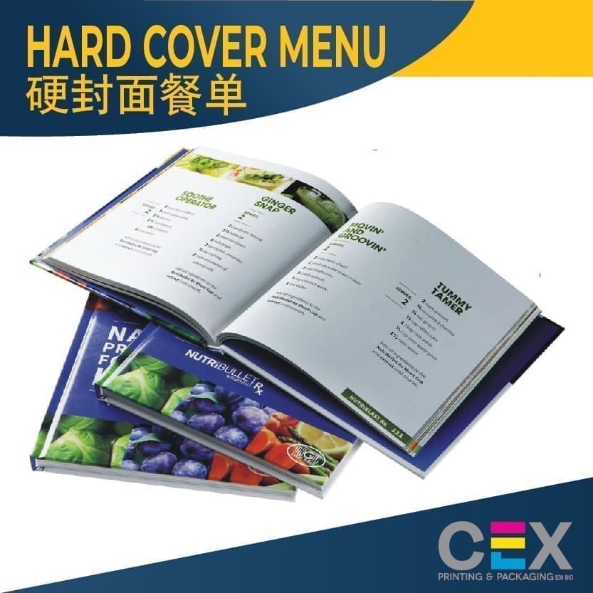 Hard Cover Menu