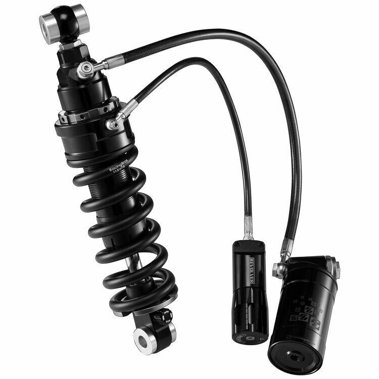 RacingBros HLR Revolver Shock With Remote Reservoir For Harley-Davidson Softail 2018-2022