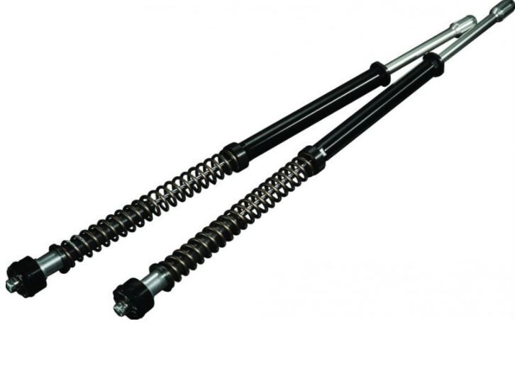 RacingBros Front Fork Kit - Scepter 25 - 49mm Fully Adjustable for Harley-Davidson Dyna, Street Bob 11.5N/mm